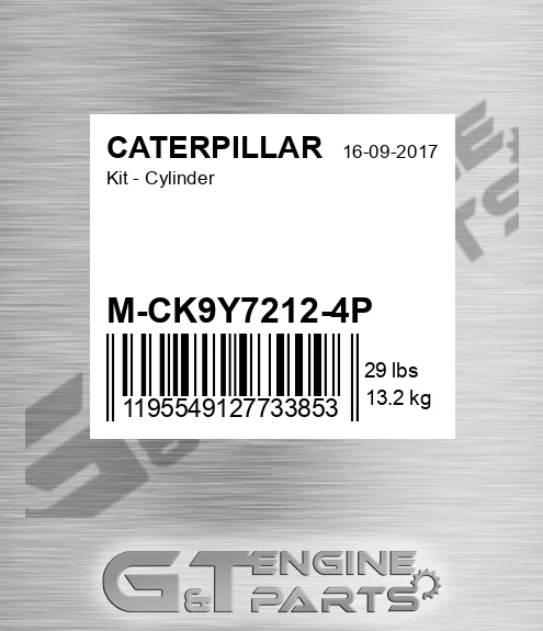M-CK9Y7212-4P Kit - Cylinder