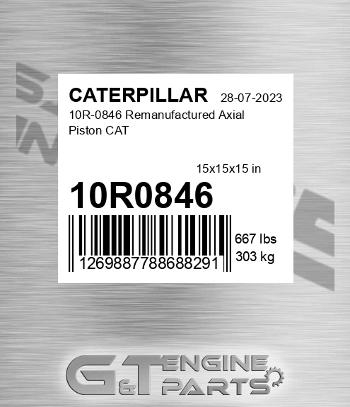 10R0846 10R-0846 Remanufactured Axial Piston CAT