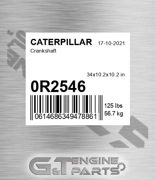 0R2546 Crankshaft made to fit CATERPILLAR 1 YEAR WARRANTY Price 2 176