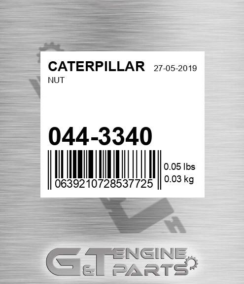 044-3340 Nut
