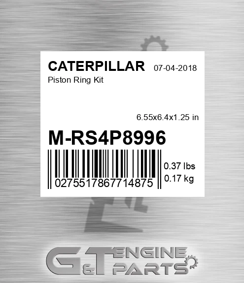 M-RS4P8996 Piston Ring Kit