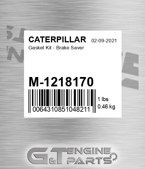 M-1218170 Gasket Kit - Brake Saver