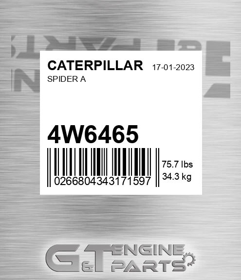 4W6465 SPIDER A made to fit Caterpillar Price 971.10