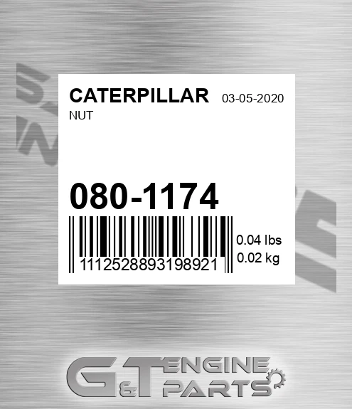 080-1174 Nut