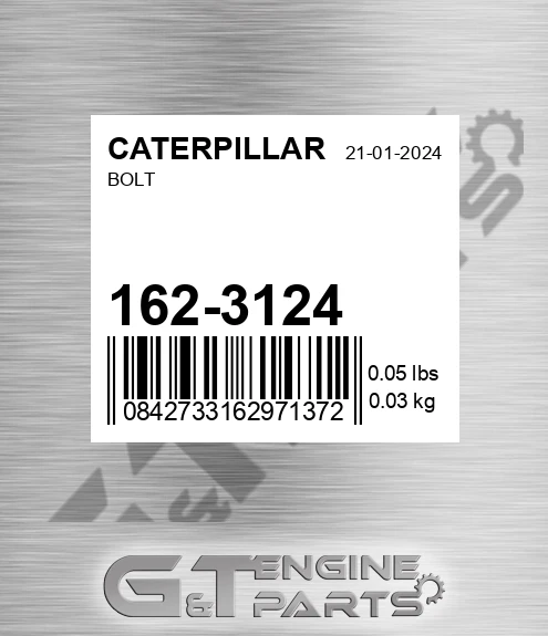 162-3124 Bolt