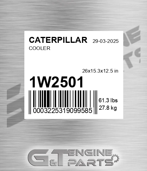 1W-2501 Cooler