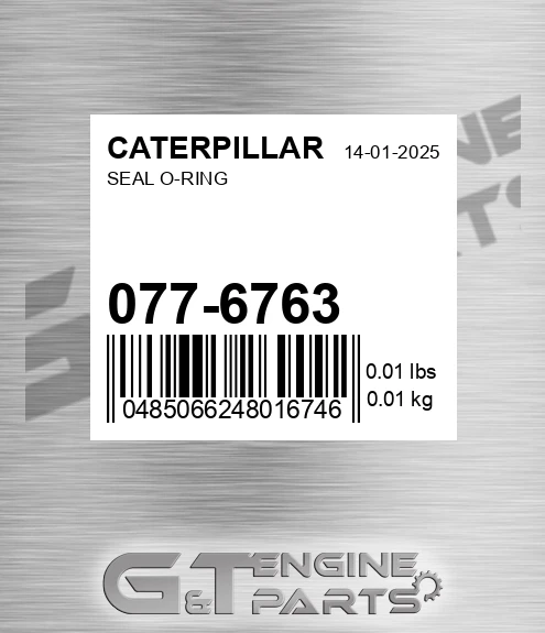 077-6763 Seal O-ring