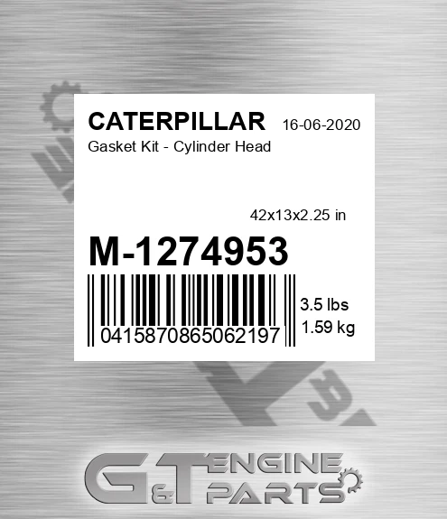 M-1274953 Gasket Kit - Cylinder Head