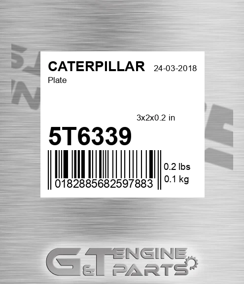 5T6339 Plate