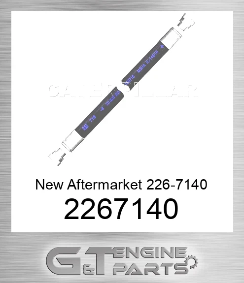 2267140 New Aftermarket 226-7140 Medium Pressure Hydraulic Hose Assembly