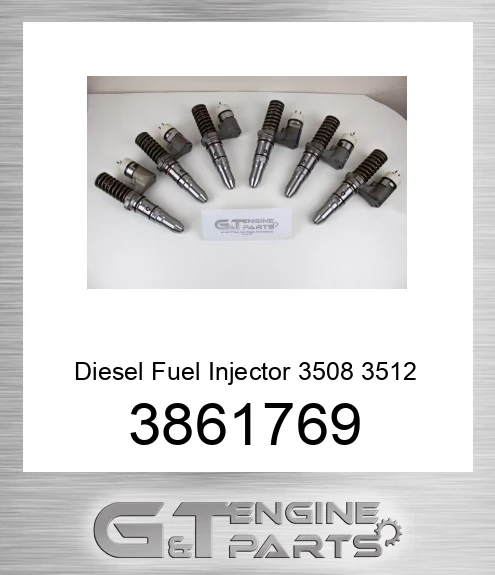 3861769 Diesel Fuel Injector 3508 3512