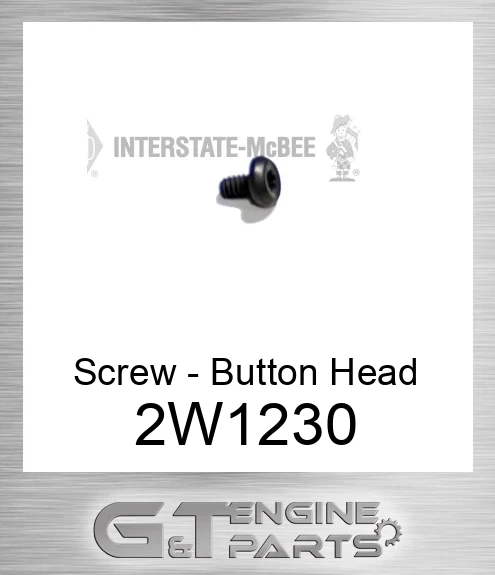 2W1230 Screw - Button Head
