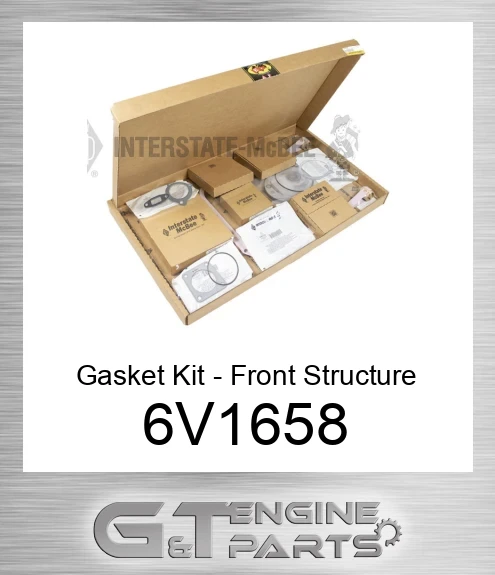 6V-1658 Central & Lower Gasket Kit
