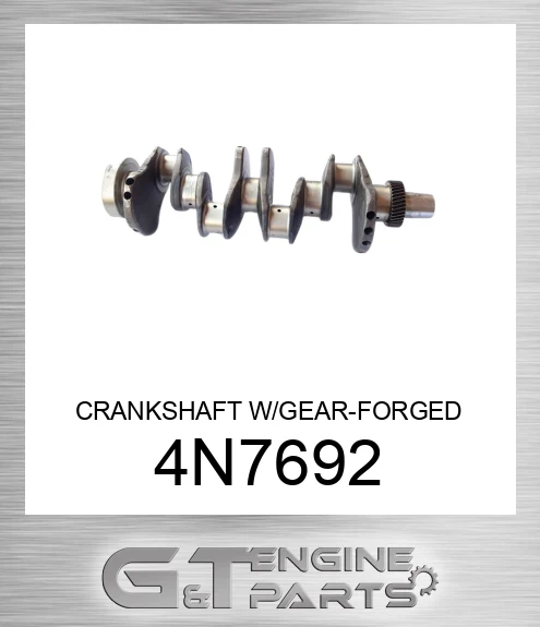 4N7692 CRANKSHAFT W/GEAR-FORGED made to fit CATERPILLAR