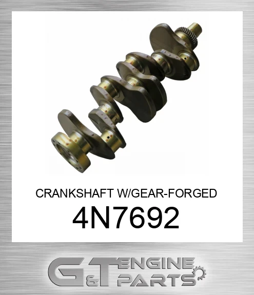 4N7692 CRANKSHAFT W/GEAR-FORGED made to fit CATERPILLAR
