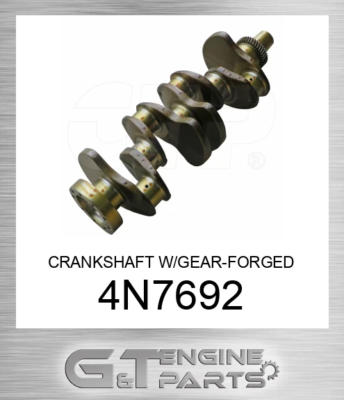 4N7692 CRANKSHAFT W/GEAR-FORGED made to fit CATERPILLAR