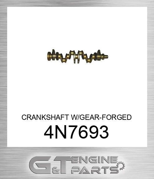 4N7693 CRANKSHAFT W/GEAR-FORGED