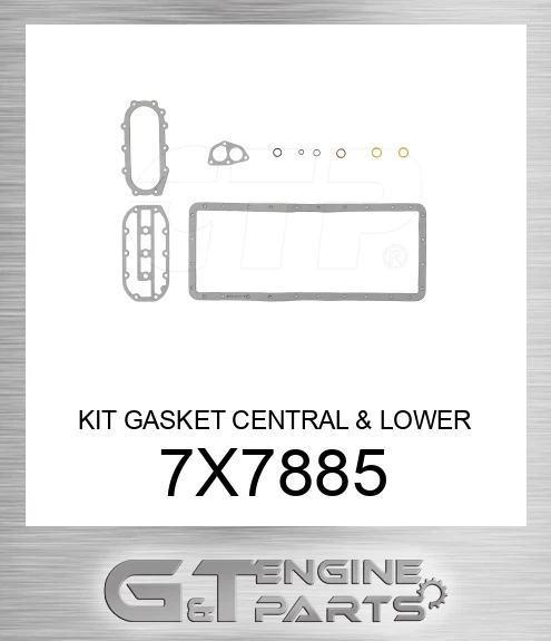 7X7885 KIT GASKET CENTRAL & LOWER