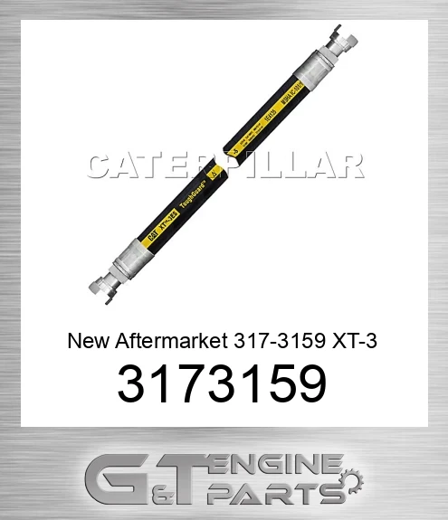 3173159 New Aftermarket 317-3159 XT-3 ES ToughGuard High Pressure Hose Assembly