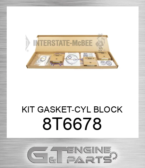 8T6678 KIT GASKET-CYL BLOCK