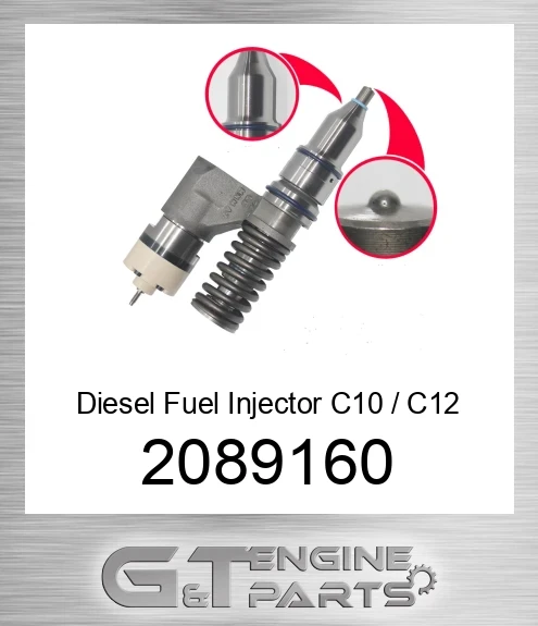 2089160 Diesel Fuel Injector C10 / C12