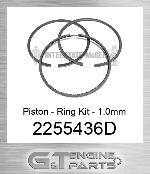2255436D Piston - Ring Kit - 1.0mm