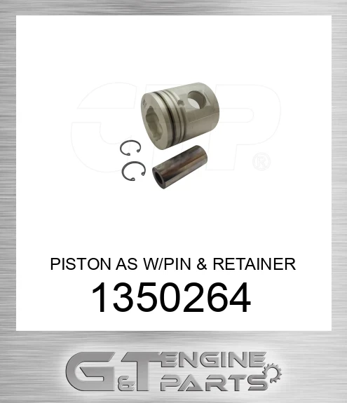 1350264 PISTON AS W/PIN & RETAINER