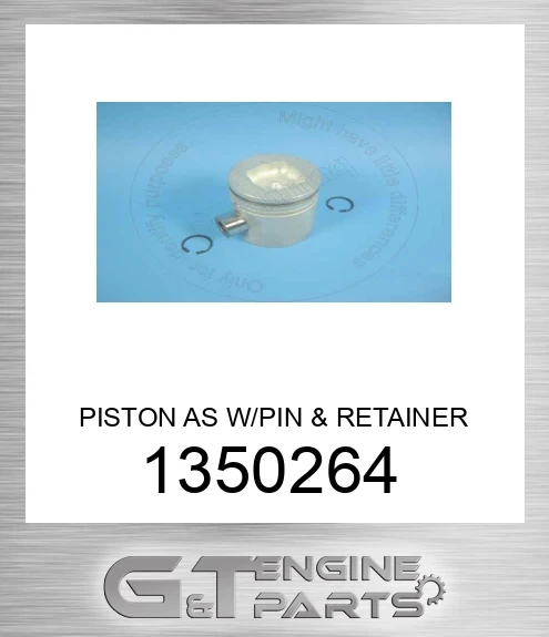 1350264 PISTON AS W/PIN & RETAINER