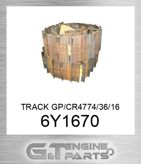 6Y1670 TRACK GP/CR4774/36/16