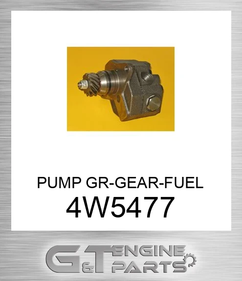 4W5477 PUMP GR-GEAR-FUEL made to fit CATERPILLAR | Price: $404.73