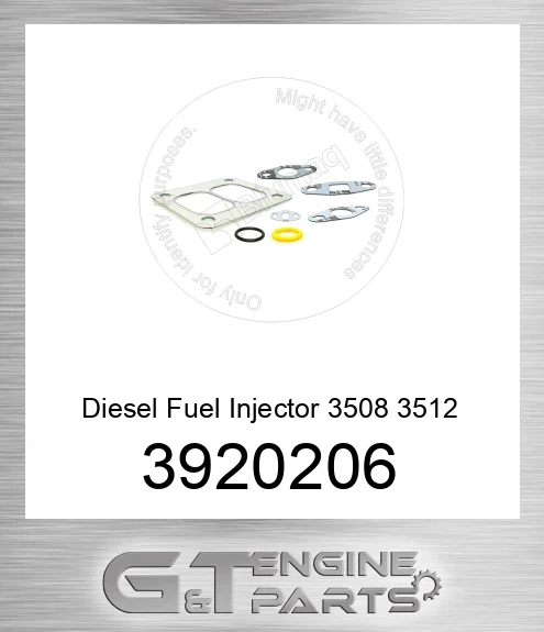 3920206 Diesel Fuel Injector 3508 3512