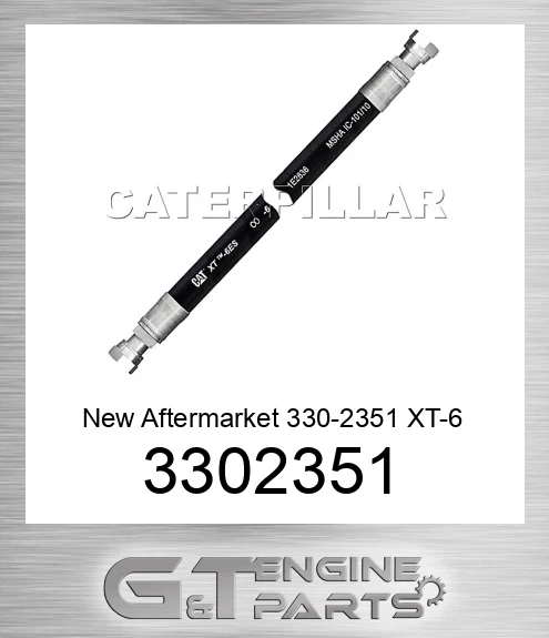3302351 New Aftermarket 330-2351 XT-6 ES High Pressure Hose Assembly
