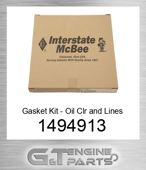 1494913 Gasket Kit - Oil Clr and Lines