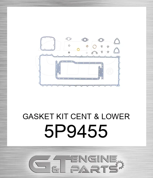 5P9455 GASKET KIT CENT & LOWER