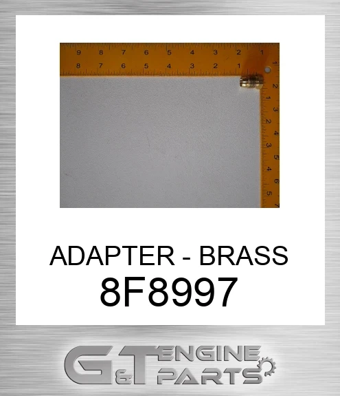 8F8997 ADAPTER - BRASS