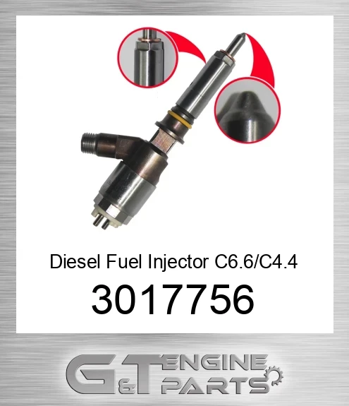 3017756 Diesel Fuel Injector С6.6/С4.4