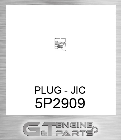 5P2909 PLUG - JIC