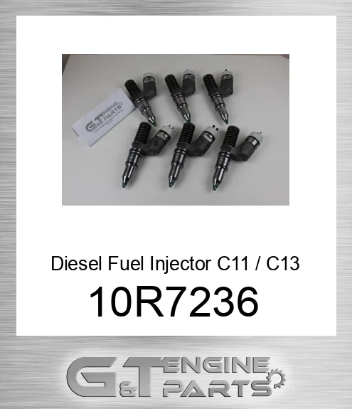 10R7236 Diesel Fuel Injector C11 / C13