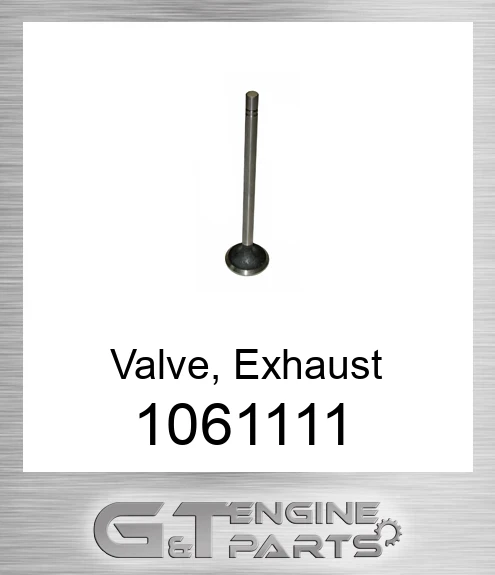 1061111 Valve, Exhaust