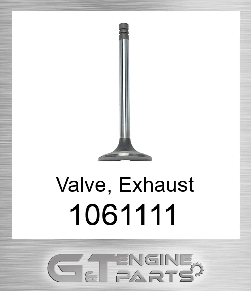 1061111 Valve, Exhaust