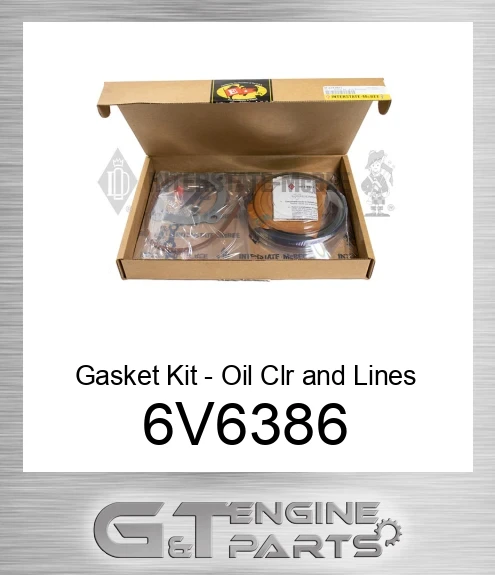 6V6386 Gasket Kit - Oil Clr and Lines