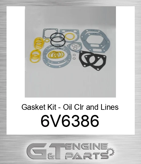 6V6386 Gasket Kit - Oil Clr and Lines
