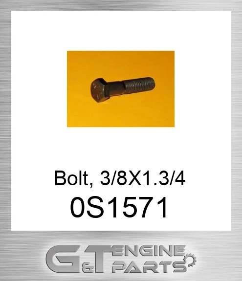 0S1571 Bolt, 3/8X1.3/4