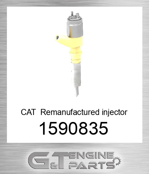 1590835 CAT Remanufactured injector for engine 3408/3412 HEUI