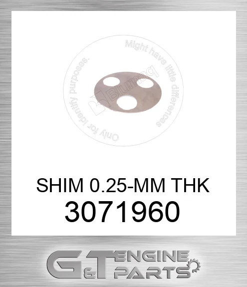 3071960 SHIM 0.25-MM THK