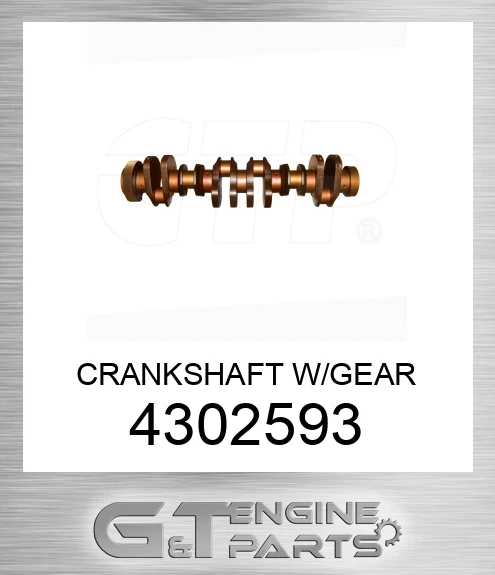 4302593 CRANKSHAFT W/GEAR
