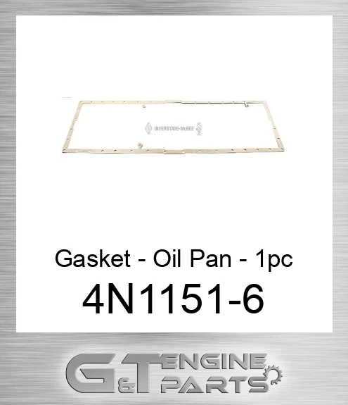 4N1151-6 Gasket - Oil Pan - 1pc