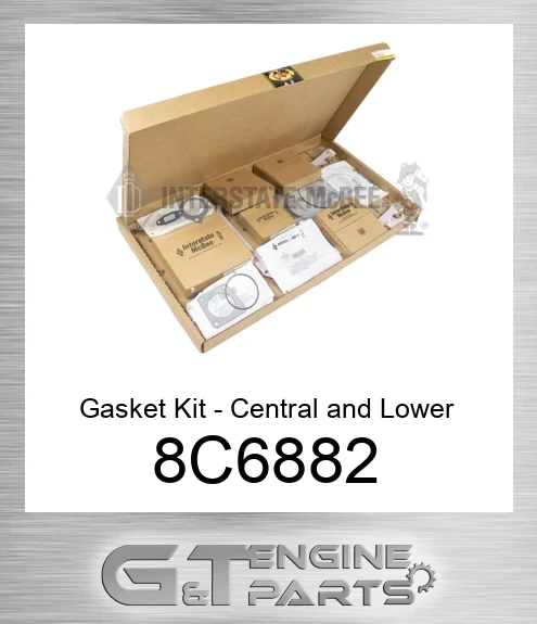 8C6882 Gasket Kit - Central and Lower
