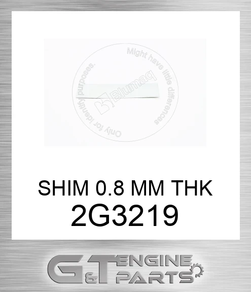 2G3219 SHIM 0.8 MM THK