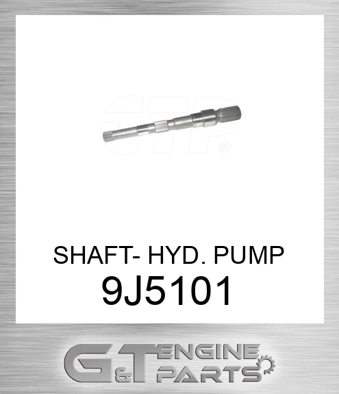 9J5101 SHAFT- HYD. PUMP made to fit CATERPILLAR | WARRANTY